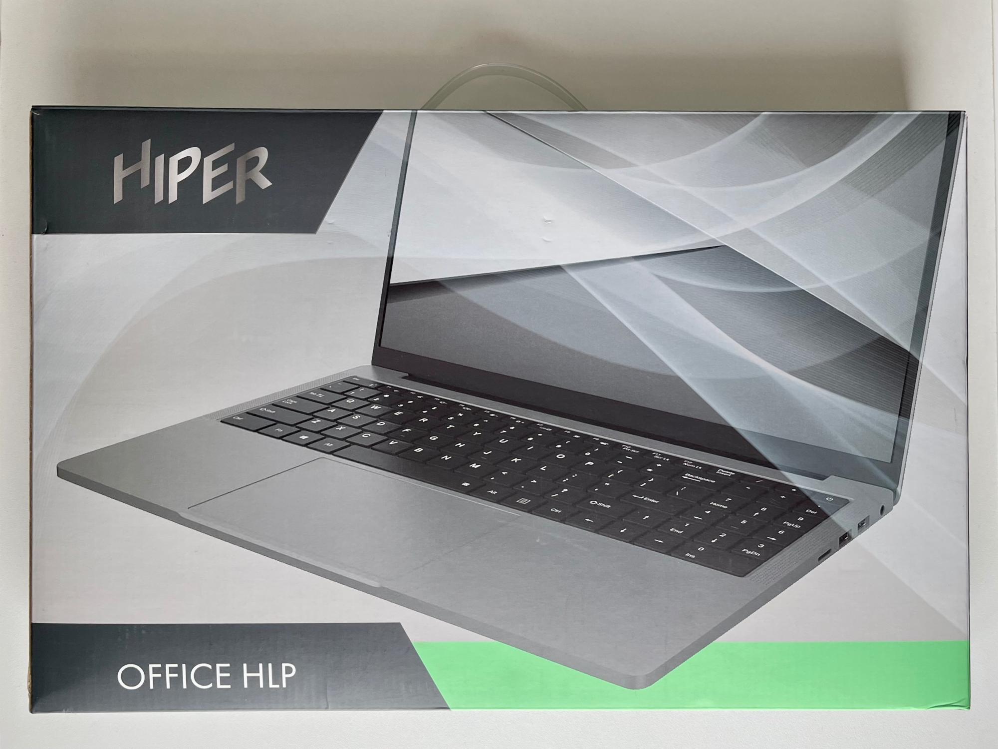 Ноутбук hiper office hlp h1574 gray