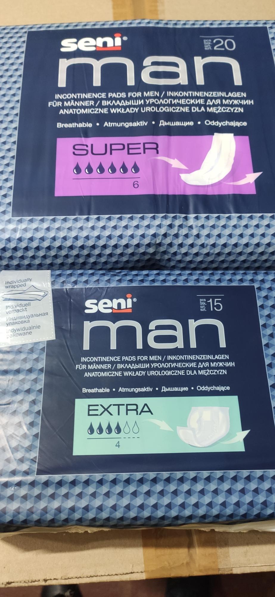 Seni man super вкладыши урологические. Урологические вкладыши для мужчин Seni. Seni man super отечественные